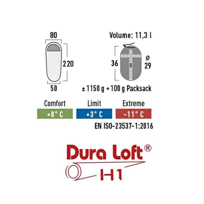 Ev ve Yaşam - High Peak Black Arrow Eco 23230 Uyku Tulumu (Erkek, Kadın) - Görsel 5