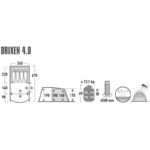 Ev ve Yaşam - High Peak Brixen 40 Çadır 11815 (Erkek, Kadın) - Görsel 5