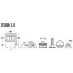 Ev ve Yaşam - High Peak Tessin 5 çadır - Ana Görsel