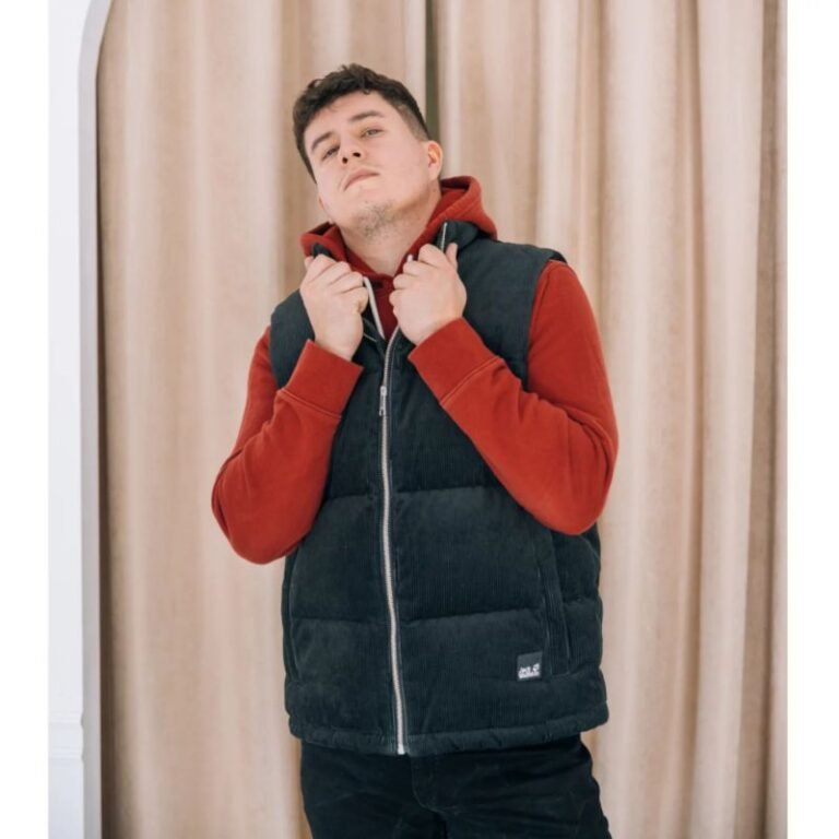 Erkek - Jack Wolfskin Doğa Kadife Yelek M 1207301-6350 - Görsel 2