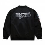Mitchell & Ness Hafif Saten Bomber San Antonio Spurs M Ceket - Görsel 2
