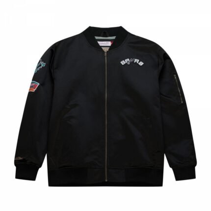 Mitchell & Ness Hafif Saten Bomber San Antonio Spurs M Ceket