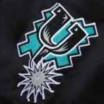 Mitchell & Ness Hafif Saten Bomber San Antonio Spurs M Ceket - Görsel 3