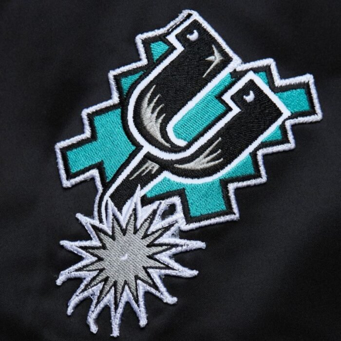 Mitchell & Ness Hafif Saten Bomber San Antonio Spurs M Ceket - Görsel 3