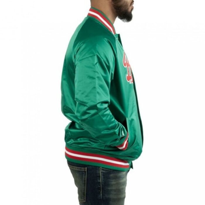 Erkek - Mitchell amp Ness NBA Milwaukee Bucks Hafif Mont M STJKMG18013-MBUDKGN (Erkek, Yaşam Tarzı) - Görsel 3