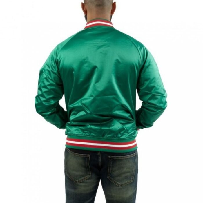 Erkek - Mitchell amp Ness NBA Milwaukee Bucks Hafif Mont M STJKMG18013-MBUDKGN (Erkek, Yaşam Tarzı) - Görsel 5