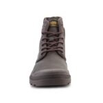 Palladium PAMPA HI COATED U 74375-249-M Koyu Kakao Ayakkabı - Görsel 3