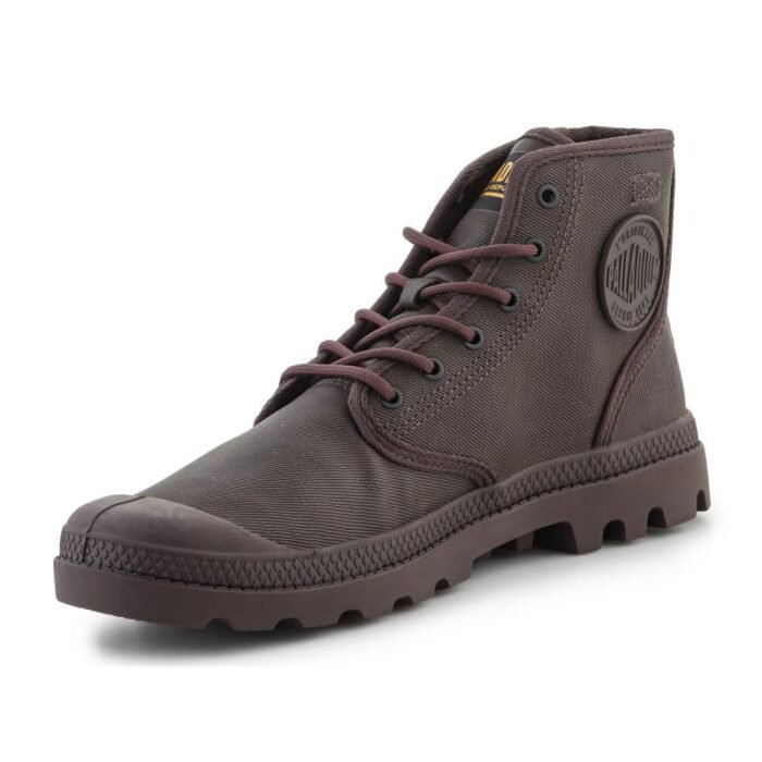 Palladium PAMPA HI COATED U 74375-249-M Koyu Kakao Ayakkabı - Görsel 4