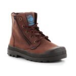 Ayakkabılar - Palladium Pampa Hi Lea Gusset Jr 52744-255 çocuk ayakkabısı (Kadın, Yaşam Tarzı) - Ana Görsel