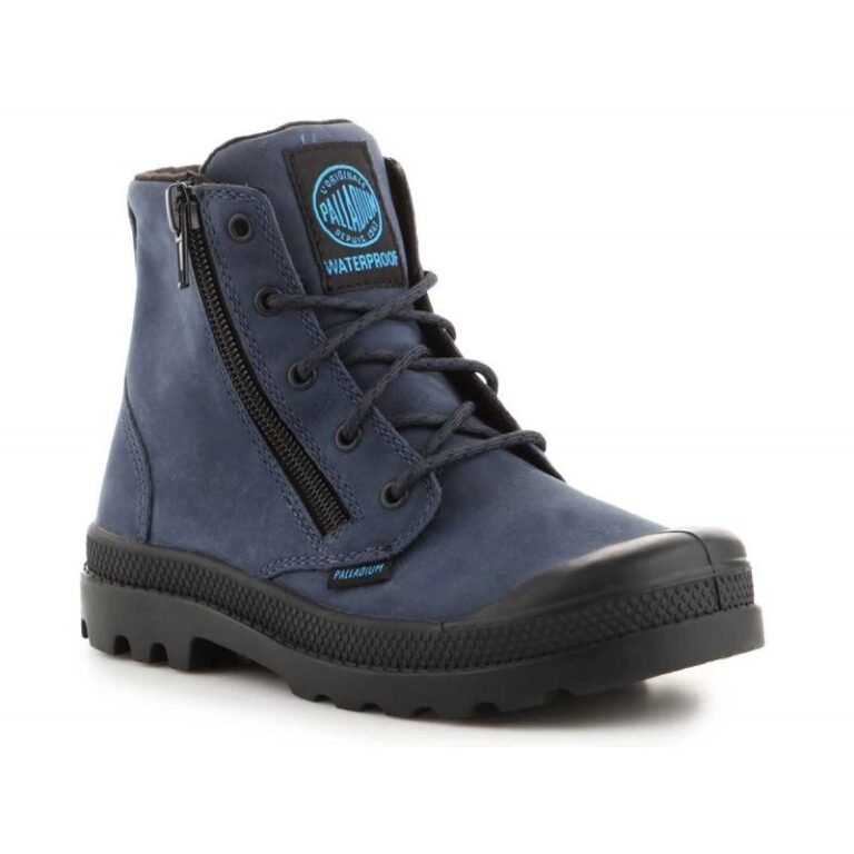 Ayakkabılar - Palladium Pampa Hi Lea Gusset Jr 52744-432 ayakkabılar (Çocuk, Yaşam Tarzı) - Ana Görsel