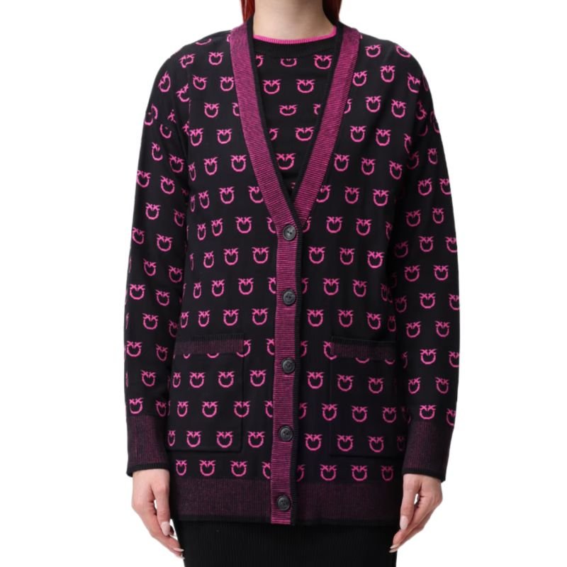 tryoshop-pinko-lama-logo-w-101562a112-sweater-cardigan-1050908 Pinko Lama Logo W 101562A112 Kazak, Hırka - Görsel 1