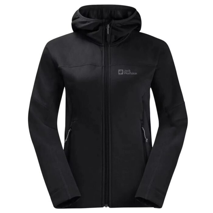 Kadın - Polar Jack Wolfskin Hirschberg Kapüşonlu Fleece Ceket 1710871-6000 (Kadın, TurizmDış Mekan) - Ana Görsel