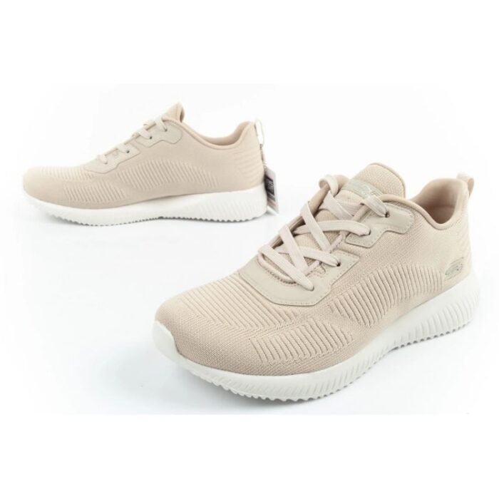 Ayakkabılar - Skechers Bobs Squad-Tough Talk W 32504NAT Spor Ayakkabıları (Kadın, Koşu) - Görsel 8