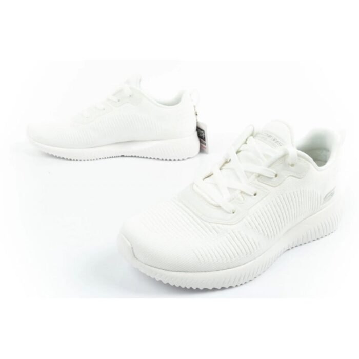 Ayakkabılar - Skechers Bobs Squad-Tough Talk W 32504WHT Spor Ayakkabıları (Kadın, Koşu) - Görsel 8