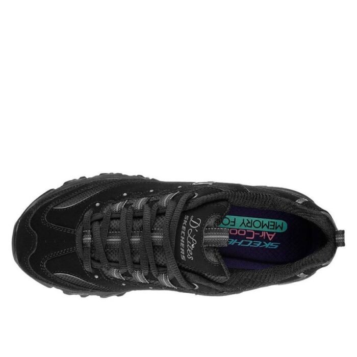 Ayakkabılar - Skechers D-Lites Biggest Fan Siyah Kadın Spor Ayakkabı 11930-BBK (Kadın, Yaşam Tarzı) - Görsel 3