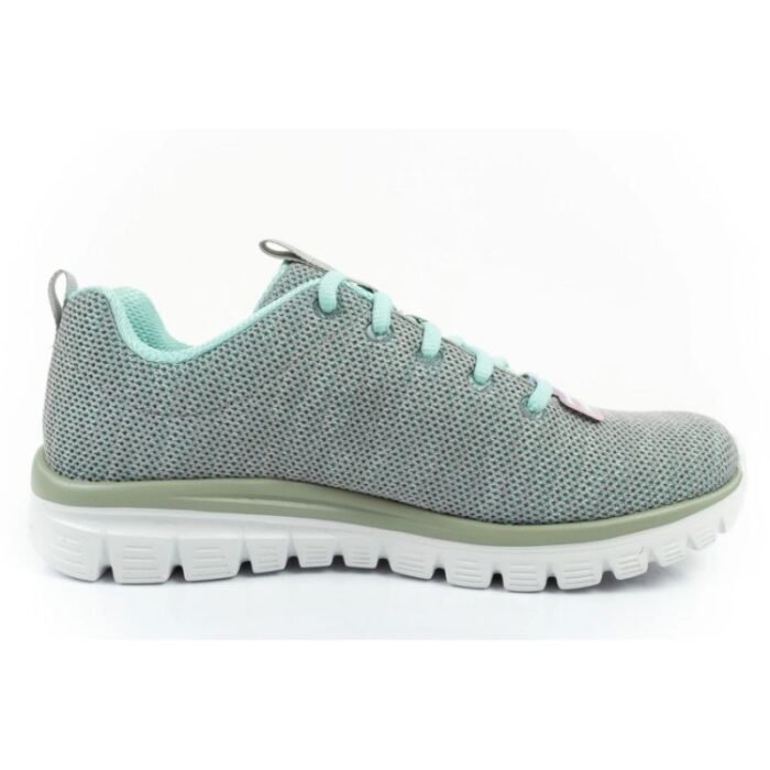 Ayakkabılar - Skechers Graceful Twisted Fortune W 12614GYMN kadın spor ayakkabı (Kadın, Yaşam Tarzı) - Görsel 4