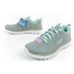 Ayakkabılar - Skechers Graceful Twisted Fortune W 12614GYMN kadın spor ayakkabı (Kadın, Yaşam Tarzı) - Görsel 8