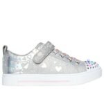 Ayakkabılar - Skechers Led Heather Charms Jr 314787L GYSL ayakkabı - Görsel 6