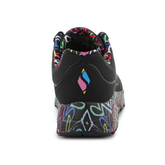 Ayakkabılar - Skechers Lovely Luv Jr 314976L-BKMT ayakkabılar (Çocuk, Yaşam Tarzı) - Görsel 3