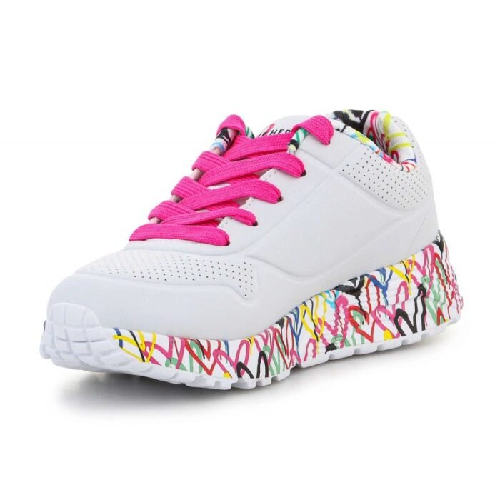 Ayakkabılar - Skechers Lovely Luv Jr 314976L-WMLT ayakkabı (Çocuk, Yaşam Tarzı) - Görsel 3