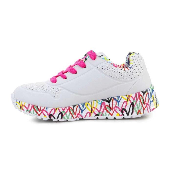 Ayakkabılar - Skechers Lovely Luv Jr 314976L-WMLT ayakkabı (Çocuk, Yaşam Tarzı) - Görsel 4