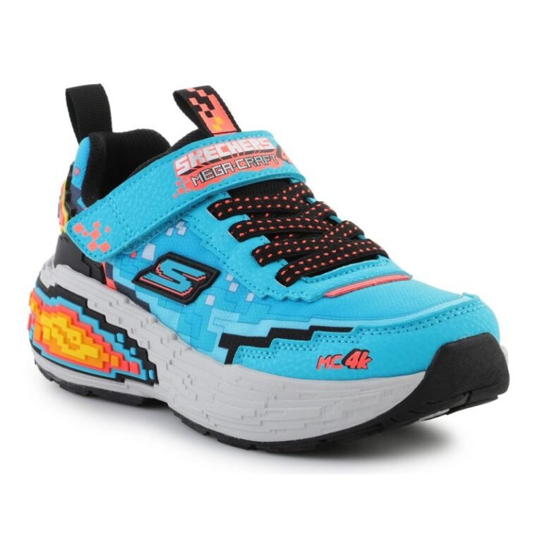 Ayakkabılar - Skechers Mega-Craft 4K Jr ayakkabı 402160L-TQBK (Çocuk, Rekreasyon) - Ana Görsel