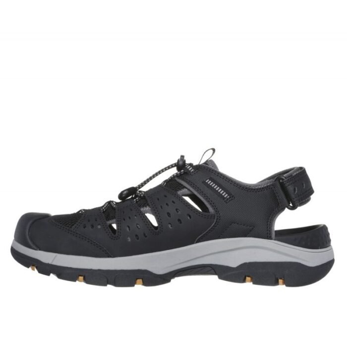 Erkek - Skechers Menard M 205113 BLK Sandalet (Erkek, Yaşam Tarzı) - Görsel 3