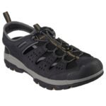 Erkek - Skechers Menard M 205113 BLK Sandalet (Erkek, Yaşam Tarzı) - Görsel 4