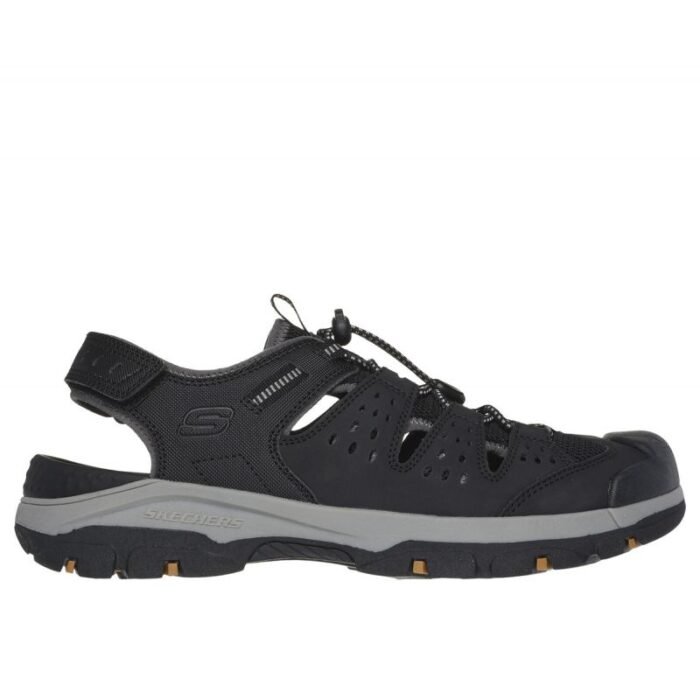 Erkek - Skechers Menard M 205113 BLK Sandalet (Erkek, Yaşam Tarzı) - Görsel 5