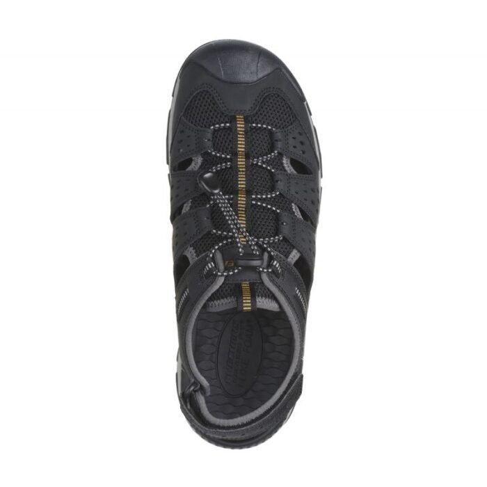 Erkek - Skechers Menard M 205113 BLK Sandalet (Erkek, Yaşam Tarzı) - Görsel 6