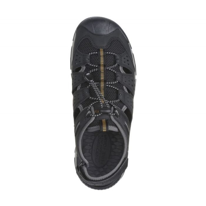 Erkek - Skechers Menard M 205113 BLK Sandalet (Erkek, Yaşam Tarzı) - Görsel 8