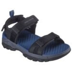 Erkek - Skechers Rahat Fit Sandaletler Tresmen Ryer M 205112-SİYAH - Ana Görsel