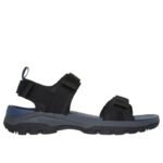 Erkek - Skechers Rahat Fit Sandaletler Tresmen Ryer M 205112-SİYAH - Görsel 4