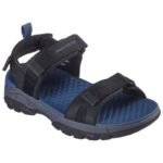 Erkek - Skechers Rahat Fit Sandaletler Tresmen Ryer M 205112-SİYAH - Görsel 6