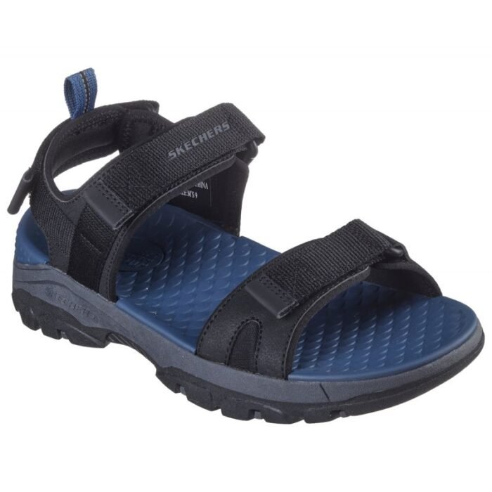 Erkek - Skechers Rahat Fit Sandaletler Tresmen Ryer M 205112-SİYAH - Görsel 6