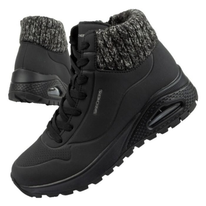 Ayakkabılar - Skechers Uno Rugged W 167988 BLK Kadın Spor Ayakkabı (Kadın, TurizmDış Mekan) - Görsel 2