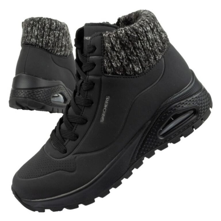 Ayakkabılar - Skechers Uno Rugged W 167988 BLK Kadın Spor Ayakkabı (Kadın, TurizmDış Mekan) - Görsel 2