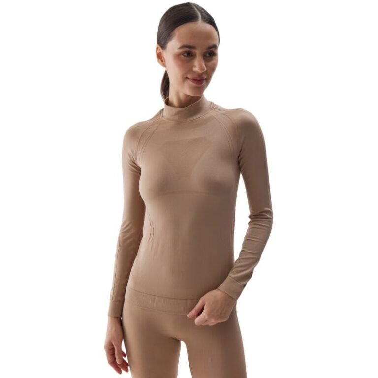 Kadın - Termoaktif Kadın Tişört 4F F156 (Kadın, Kış Sporları) - Görsel 2