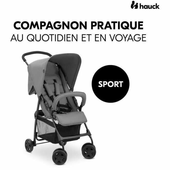 Bebek - Hauck SPORT Bebek Arabası Gri - Görsel 7