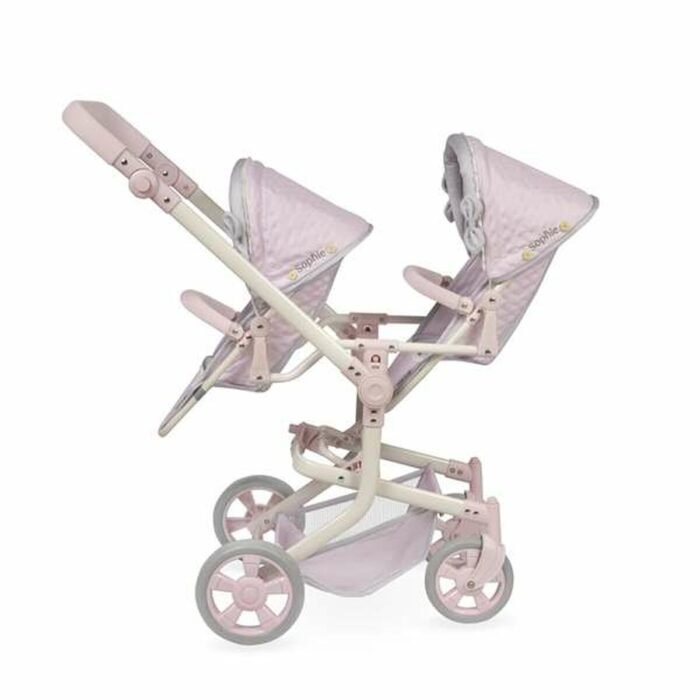 Pembe Oyuncak Bebek Arabası 5