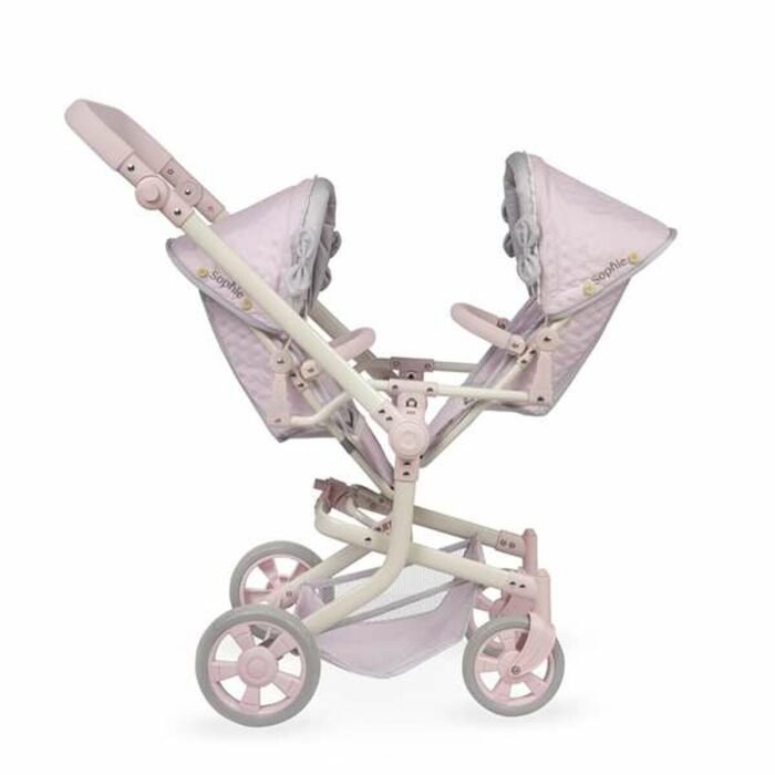 Pembe Oyuncak Bebek Arabası 4