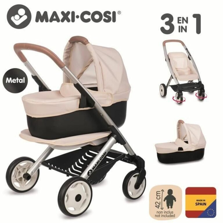 Çocuk - SMOBY Maxi-Cosi Bej Bebek Arabası ve Puset Seti - Ana Görsel