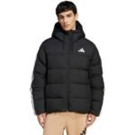 Kadın - adidas Essentials Climawarm 3 Şeritli Şişme Kapüşonlu Mont (Erkek, TurizmDış Mekan) - Görsel 2