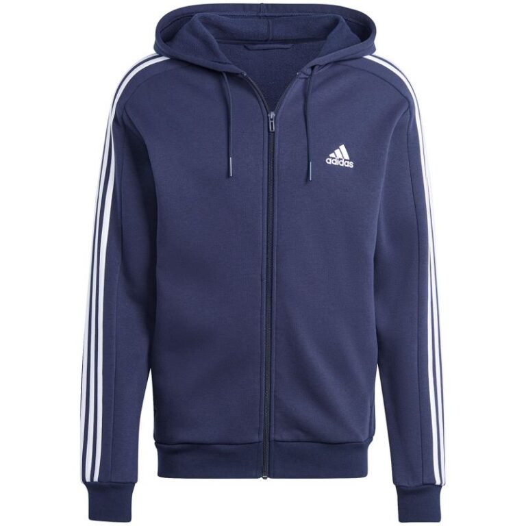 Kadın - adidas Essentials Fleece 3-Stripes Tam Fermuarlı Genç Sweatshirt IJ6478 (Erkek, Antrenman) - Ana Görsel