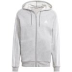 Kadın - adidas Essentials Fleece 3-Şeritli Tam Fermuarlı Erkek Sweatshirt IJ6479 (Erkek, Antrenman) - Ana Görsel