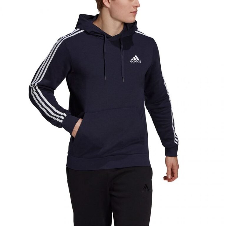 Kadın - adidas Essentials Fleece 3-Stripes Kapşonlu Sweatshirt M GK9073 (Erkek, Yaşam Tarzı) - Görsel 2