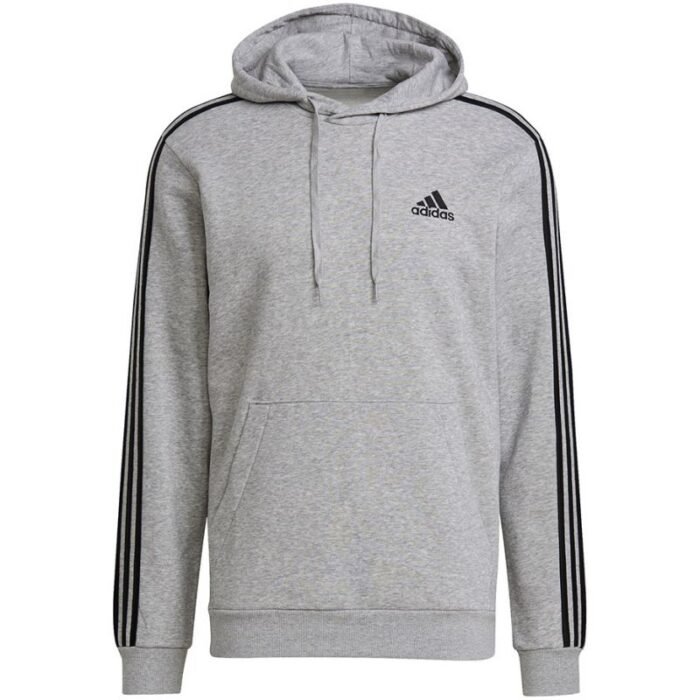Kadın - adidas Essentials Fleece 3-Şeritli Kapüşonlu Sweatshirt M GK9084 (Erkek, Yaşam Tarzı) - Görsel 4