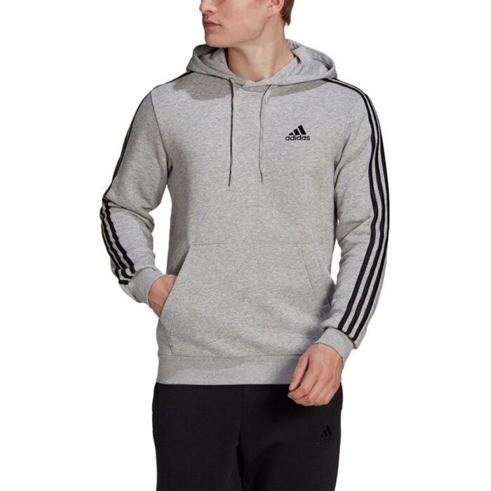 Kadın - adidas Essentials Fleece 3-Şeritli Kapüşonlu Sweatshirt M GK9084 (Erkek, Yaşam Tarzı) - Görsel 6