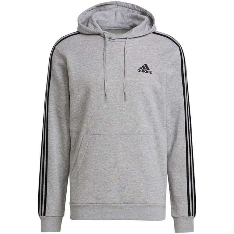 Kadın - adidas Essentials Fleece 3-Şeritli Kapüşonlu Sweatshirt M GK9084 (Erkek, Yaşam Tarzı) - Ana Görsel