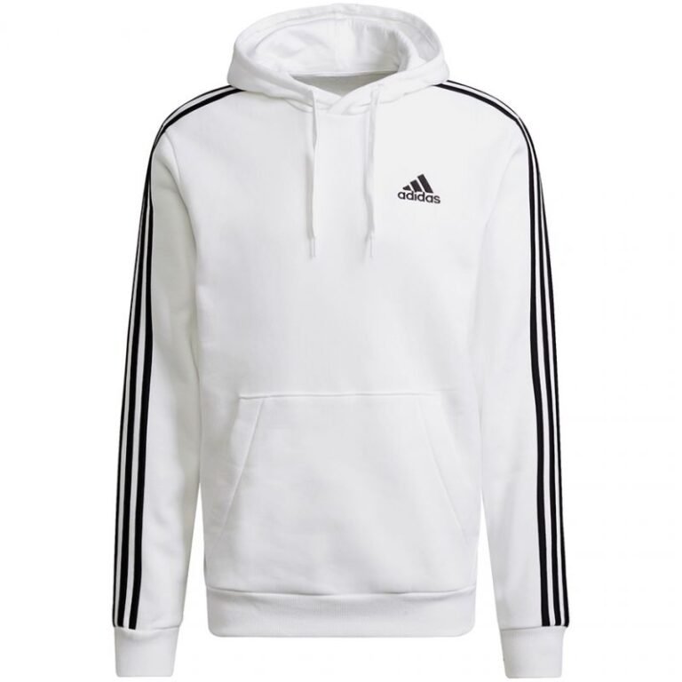 Kadın - adidas Essentials Fleece 3-Şeritli Kapüşonlu Sweatshirt M GU2522 (Erkek, Yaşam Tarzı) - Ana Görsel